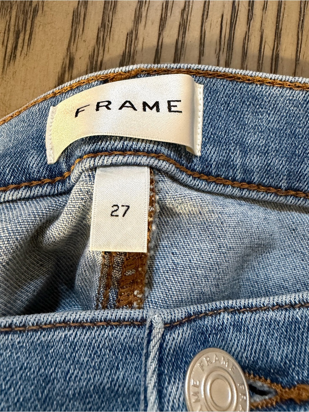 FRAME Le Sleek Straight High Rise Straight Leg - Picture 3 of 3